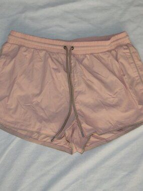 NWT American Eagle Nylon Pull On Peach Orange Casual Shorts Women's sz S $29